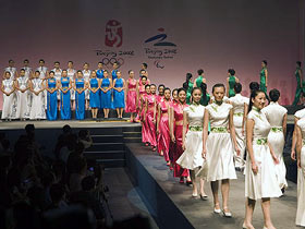Uniforms for Olympic hostesses