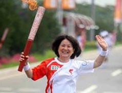 Olympic torch concludes Qinhuangdao tour