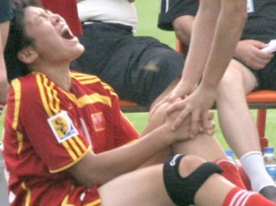 Ma Xiaoxu injured in Olympic warm-up 
