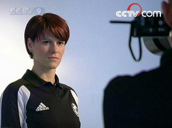 Hungary's Zsuzsanna Voros hopes to defend the Modern Pentathalon gold medal she won in Athens.(CCTV.com)