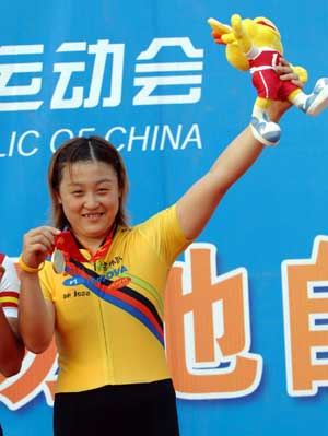 Guo Shuang, a Chinese cycling talent.