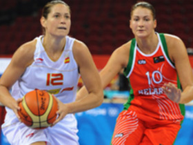 Women's basketball teams of Spain, Belarus hold teaching competition 