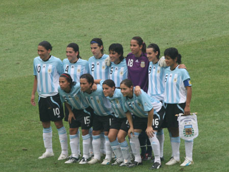Argentina faced Canada in Tianjin 