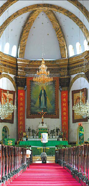 Interior of Xuanwumen Catholic Church, seat of the Diocese of Beijing [Wang Jing]