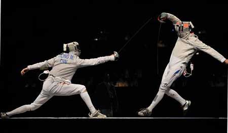 Chinese Zhong wins men's sabre gold [Xinhua] 