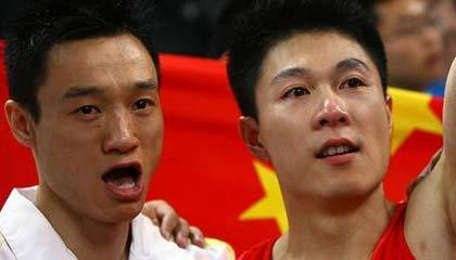 China wins men's gymnastics team gold