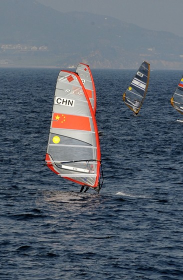 Closer to the sailing events: a glimps of the Qingdao Olympic sailing venue. [Xinhua]