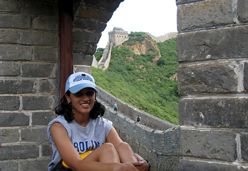 Parin Desai at Jinshanling Great Wall