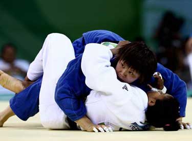 Japanese Ueno wins women's 70kg judo Olympic gold. [Xinhua]