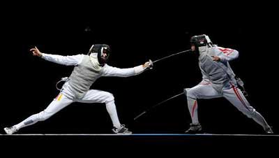 Germany's Kleibrink wins men's foil gold at Beijing Olympic Games. [Xinhua]