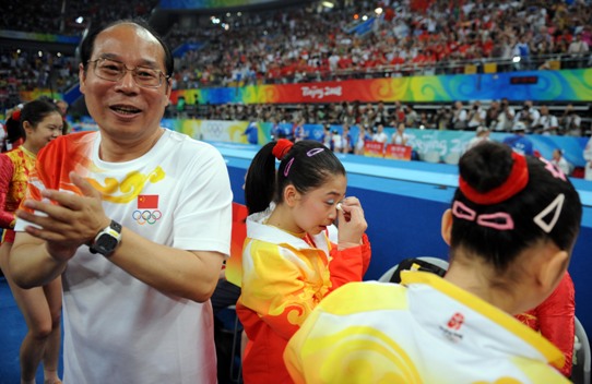 The Chinese women gymnasts won their first ever Olympic team gold in Wednesday's final of the Beijing Olympic Games, making a historic breakthrough expected by China for decades. With deafening hail and applause, Cheng Fei finished her routine in the last event of floor exercise and scored 15.450 points, bringing the gold to the host country which accumulated a winning total of 188.900 points [Xinhua]