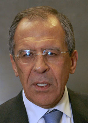 Russia's Foreign Minister Sergei Lavrov arrives for an EU Troika-Russia meeting at the European Council in Luxembourg in this April 29, 2008 file photo. (Xinhua/Reuters Photo)