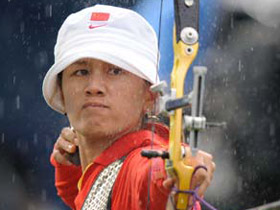 Chinese Zhang wins women's archery gold