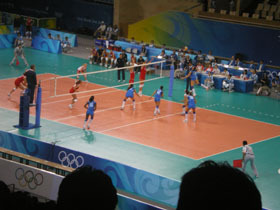 Italy strut their stuff in the women's volleyball