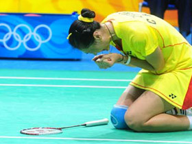Veteran shuttler wins all-Chinese women's singles Olympic final