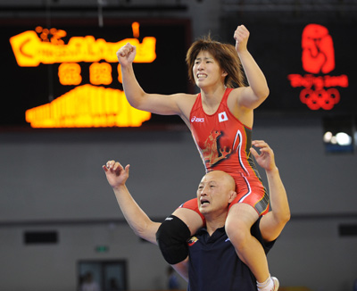 Photos: Japan's Yoshida wins Women's Freestyle 55kg Wrestling gold
