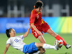 China eliminated in women's soccer quarterfinals