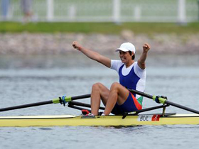 Bulgarian rower snatches gold in women's single sculls 