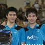 Chinese badminton men's duo strike with 'wind' and 'cloud'