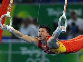 Chinese Chen wins men's rings gold