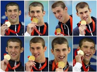 Sunday, Phelps won his 8th Olympic gold medal, touching off a wave of excitement in his home country of America.