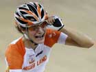Marianne Vos celebrates cycling gold