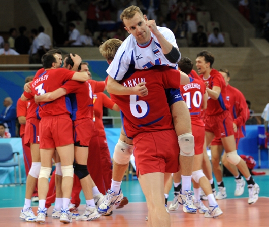 Russia reaches semis in Men's Volleyball [Xinhua]