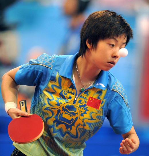 Chinese table tennis women top seed uses only 25 minutes to successfully eliminate Viktoria Palvoich from Belarus and enters the next round. [Xinhua]