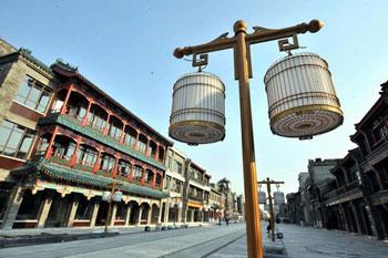 The 840-meter long Qianmen Street began taking shape about 570 years ago.