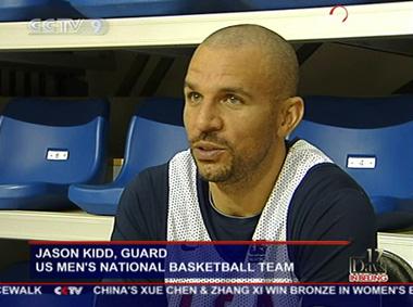 Jason Kidd, guard of US men's national basketball team