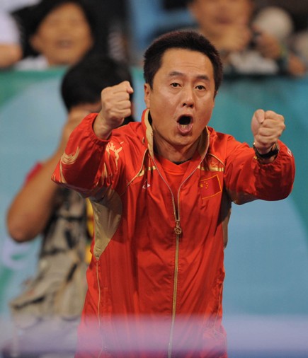 Zhang sends Li Jiawei home with a 4-1 finish. [Xinhua]