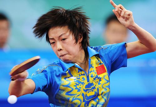 Chinese Zhang Yining beat teammate Wang Nan 4-2 to win the women's singles gold medal at the Olympic Games on Friday.