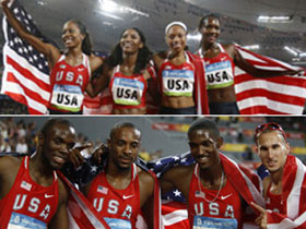 U.S. gets revenge in 4x400m relays