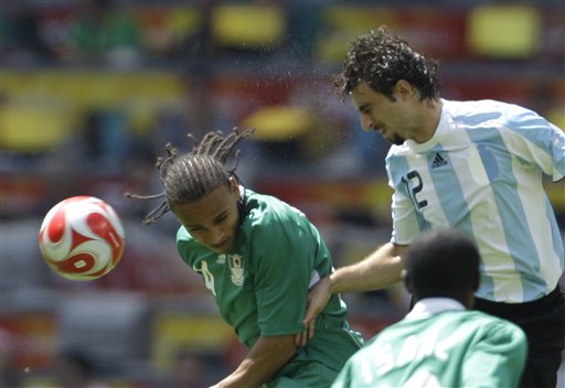 Athens 2004 gold medalist Argentina beat Nigeria 1-0 in the final of the Olympic Men's Football Tournament. 
