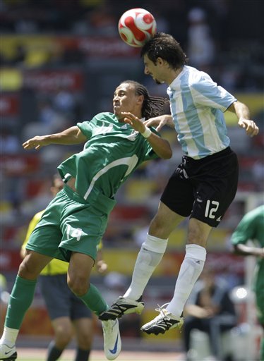 Athens 2004 gold medalist Argentina beat Nigeria 1-0 in the final of the Olympic Men's Football Tournament. 