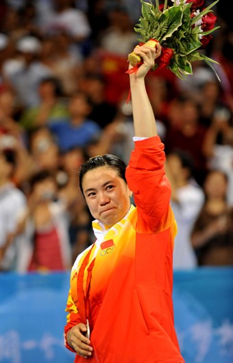 World No.1 Zhang Yining won her fourth Olympic gold, beating teammate Wang Nan 4-1 in an all-Chinese women's singles table tennis Olympic final on Friday evening. Guo failed to reach the final because of her 4-2 loss to 'Big Sister' Wang, who is going to retire and determined to win as much as possible at her last Olympic Games. [Xinhua]