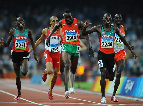 Kenya's Wilfred Bungei won the Olympic gold medal in the men's 800m race on Saturday.