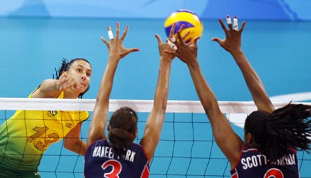 Brazil wins Olympic women's volleyball gold 