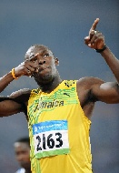 Jamaican sprint king Usain Bolt 