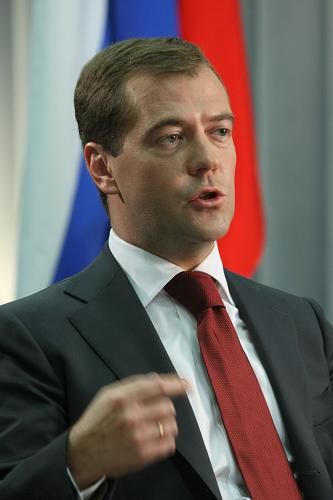 Russian President Dmitry Medvedev 