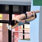 Olympic gold medalists' stunning fancy dive