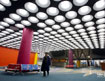 A photo shows the unfinished landmark building of the Shanghai Port International Cruise Terminal.
