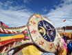 People prepare to perform Tibetan drama at the opening ceremony of the Shoton (Yogurt) Festival