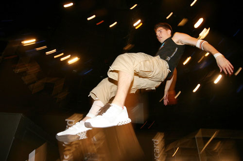 Freerunners from 17 countries showed their breathtaking skills in the first ever world freerunning championships at the Roundhouse in Camden, north London, Septmeber 3. 