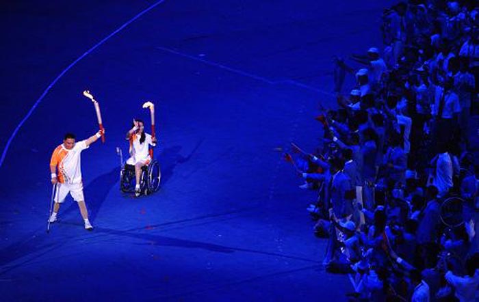 Opening ceremony of Beijing Paralympics 