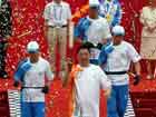 Paralympic torch is passing through Beijing
