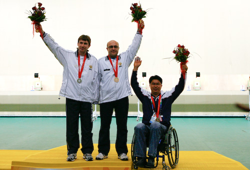 Photos: Ponomarenko of Russia wins Men's P1-10m Air Pistol SH1 gold