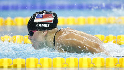 Anna Eames wins Women's 100m Butterfly S10 gold