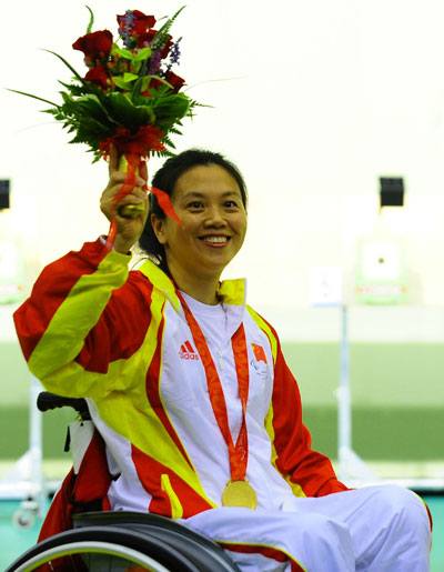 Photos: Chinese Lin wins host nation's first Shooting gold