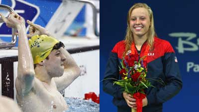 Men's and women's 100m Butterfly finals of Beijing Paralympics